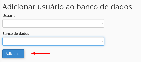 adicionar usuario ao banco de dados