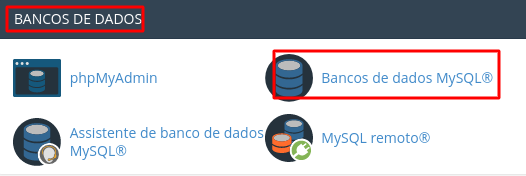 banco de dados mysql cpanel