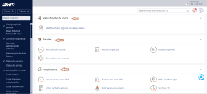 Painel gerenciador do WHM