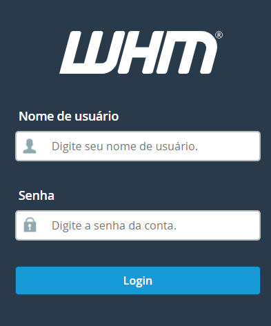 Gerenciador WHM